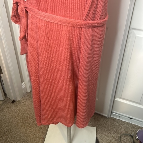 LC Lauren Conard Peach Striped Dress Tie 3X - Picture 3 of 7